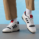 Adidas Chaussures masculines 2025 Été Nouvelles chaussures de sport confortables confortables en cuir bas-haut résistant aux petites chaussures blanches chaussures décontractées kk1283 39