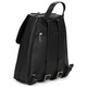 Hexagona backpack for women women's large capacity college style trapezoidal travel bag black 2025 new fashion bag black (29cm*22cm*9.0cm) 5.7L