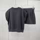 Viainos Mall mismo estilo que Ainos mismo 2025 Summer Nuevo Producto Shorts Shorts Traje para mujeres 9215 Smoke Gray XL