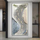 
Three-acre tiger with lights and nine fish pictures entrance hall decorative paintings vertical version corridor hanging paintings simple modern HJ-6625 120*240 cold white light light
