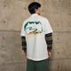 
adidas loose printed pure cotton sports top round neck short-sleeved T-shirt men's summer adidas Clover Hanyu White M