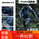 迪卡侬硬壳冲锋衣男女户外休闲登山徒步防风防水夹克风衣MH500外套 女款 女款-月岩灰 S