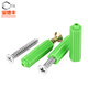 Baodefeng green plastic expansion tube 6mm8mm expansion screw expansion plug wall plug rubber plug stainless steel self-tapping screw M4M5 rubber plug M6 200 pieces