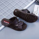 Huilirui [Vietnam Rubber] Korean version of non-slip casual men's sandals comfortable and durable dad's shoes men's sandals new in summer 698 black (anti-slip upgraded version) 39 (suitable for 38)