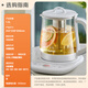SUPOR health pot 1.5L large capacity teapot floral teapot constant temperature kettle electric kettle office thermal teapot SW-15YJ01 1.5L with filter + steamed egg rack