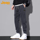 Jeep (Jeep) American Rerily Casual Pantals for Men 2025 Summer Panters New Trendy American Work Pants 9859 Military Green [Jeep Officiel] M [90-110Jin [Jin est égal à 0,5 kg]]]