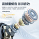 Chengruida Bluetooth Headset 2025 New Bluetooth Wireless Headset In-Ear Gold List No. 1 Huaqiangbei List Top Ten Bluetooth Headset Ultra-Long Battery Life Noise Reduction Sleep Music Headset M48 High-end White丨Sliding Cover Out of the Warehouse + Mirror Digital Display Adapted to Apple Android Tablet Notebook