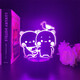 Banda Bear ein und zwei Bubu Peripherales Nachtlicht Emoticon Paket Paar niedliche Figur Atmosphäre Cartoon Peripheriespielzeug Geschenk 3894 Ein und zwei Bubu -Einzelfoto -Modell weißer Hintergrundriss 16 Farben + Fernbedienung USB + Batteriekompartiment