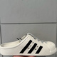Adidas Adilette Clog White Hole Sports und lässige Hausschuhe JH9849 JH9848 Black 42 Support Identification
