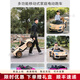 HTI2025 new children's electric car four-wheel car can seat men and women, baby and child remote control toy car four-wheel drive khaki color