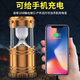 简约妮卡德国精工露营灯户外led灯马灯长续航野营充电氛围灯户外帐篷灯 十代-金色【9900K高亮】带风扇 太阳能充电+线充/手机充电
