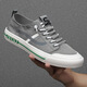 Sustyle Luxury haut de gamme Chaussures masculines Chaussures blanches haut de gamme respirant 25 nouvelles chaussures en toile pour hommes décontractés de cartes de soie glace de glace blanc 39