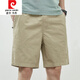 Pierre Cardin Shorts Herren Sommer Dünne Baumwolle mit mittleren Wolzen große losen lässigen dunkelblauen Trend 5 Minuten extra Fünf-Punkte-Hosen 9215 Dunkelblau L [115-135jin [Jin gleich 0,5 kg]]]