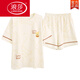
LangSha 2025 new casual pajamas for women summer pure cotton short-sleeved shorts summer cartoon home clothing suit comfortable 9859 [short-sleeved short-trousers] M [recommended to wear 80-100 Jin [Jin equals 0.5 kg]]