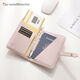 Simple PU ID package RFID anti-theft certificate storage package Travel passport card package Passport bag Air ticket passport folder Black