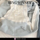 Kingsieger King King-Gewinner modal High-Taisten-Unterwäsche für Frauen Einfach 2025 neues Mädchen mit Bauchverschluss und bequemer, fester Farbe, die ohne Spur 2-9930-Primärgelb + Matcha Green + Dark Skin Powder (3 3 L (111-135jin [Jin gleich 0,5 kg]))