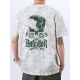 Vancl Eslites neuer Frühlingswäsche schweres T-Shirt mit kurzer Ärmeln für Männer 2025 Sommer Lose Lose großartigen halbärmeligen T-Shirt F9896 Gray Regular 3xl 180-200jin [Jin entspricht 0,5 kg]