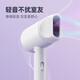 AUX hair dryer 1200w dormitory household low power light sound hair care does not hurt the hair high wind speed dry hot and cold air college dormitory small portable mini hair dryer