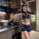 Midnight Midnight Cos Cos Cosbbit Open Comm Diform Set Sexy Exposed Grotto Pure Temptation 3879 Blue + Pin