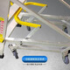 Stable and resistant BAILEY ladder aluminum alloy platform ladder 1.7 meters all-round protection mobile freight elevator FS13591 FS13596 eight steps 3.1 meters