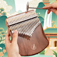 Assas Thumb Piano 21 Tone Kalyba Finger Piano Instrument de musique pour débutant adulte pour adultes naufuge noir