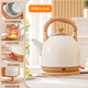 Yanxing kettle hot water kettle electric kettle kettle constant temperature portable household new large capacity 304 stainless steel split 304 stainless steel - beige 5L
