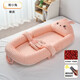 
Multifunctional baby slap bed mid-bed newborn bionic bed anti-shock movable crib Mi Xiaoxiong single bed + shaped mattress + toy stand