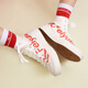 Dafufeiyue (Dafufeiyue) Dafufeiyueyue Cañas zapatos vulcanizados zapatos de goma zapatos de skate superior calzado de pareja casual zapatos de pato mandarín 1517 amarillo 35 _girls Única talla