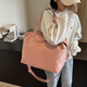 Grenzüberschreitende Mode vielseitig Boston Reisetasche 2025 Neue trendige Handtasche Umhängetasche große Kapazität Einfache Crossbody-Tasche Pink