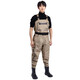 Cationic suspenders, half-body waders, scratch-resistant, wear-resistant, waterproof overalls, fishing lure rain boots, gray cationic suspenders, 25114 in the sports network, one size fits all, shoe size 40/41, it is recommended to take a smaller size