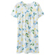 
PURCOTTON Cotton Era 2025 Sleeve Night Dress Cotton Silk Women's Spring and Summer Loose Plus Large Size Pajama Artificial Cotton Length 2025 YZL-GZ15280 M [Suggested 80-100Jin [Jin equals 0.5 kg]]