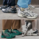 亚瑟士（asics）GEL-KAHANATRV4男女户外机能休闲运动鞋银色透气 1203A716-100白色/浅绿色 36 225mm