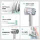 Midea 500 million plasma protection hair dryer household negative ion hair dryer 1800W high power portable hair dryer FJ308 silver national subsidy holiday/birthday gift