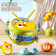 Percussion Instrument Baby Rassel Drum Schläger Schlagzeug Beat Baby Kindergärtner Frühes Modell Rassel Rassel Schlagzeug Taille Drum Rasseln Spielzeuggirl -Model - Puzzle [doppelseitige Trommel] kann am 1. Juni Kindertag Early Early Education Rassel Geschenkbox gelagert werden