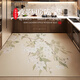 Nuoling Kitchen Floor Mat étanche et résistant à l'huile Dynastie Full-Song Aesthetic Chinois PVC PVC Full-répandant Wipable et non glissant le tapis Home Yufanglan-12596 70cm * 140cm