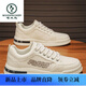 
Woodpecker men's shoes 2025 summer new breathable and odor-proof canvas shoes lightweight and versatile men's thick-soled casual sports trendy shoes CF9906 khaki [upgraded version] 39