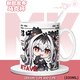 Yaowan XI und Doppel Pamishi Peripheral Q Version Jietawei Dawn Cute Mug Coffee Cup 2D Game Trinking Cup [weiße Single -Tasse] TJ3892 Exquisite [Tasse] + Untersetzer + Löffel