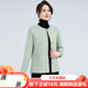 Veste en coton en soie de mûrier Sihuang Mulberry pour les femmes portant une couche de coton de soie à la main pour les mères portent l'automne et la veste en coton chaude hivern