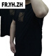 FR.YH.ZH木子的小店男装2025新款男士夏季烫钻轻奢短袖T恤质圆领短袖男... 9906白色 M