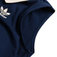 阿迪达斯 （adidas）三叶草女装 POLO PAD TANK 短款自带胸垫运动紧身翻领背心 KE3893/深靛蓝 S