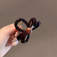 Xiaoqingcucumber 520 Подарочный объект Bust Clip Женский темперамент Shark Clip Light Luxury High-end Send Send Back Hair Clip Accessories F3206 Шоколадная коричневая майлард Высокий клад