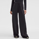 
lululemon丨Contrast-Ribbed Softstream Women's Ribbed Spliced ​​Wide Leg Pants LW5HUXA Black XL