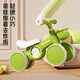 [Hot Sale] Children's Scooter 1-3 Years Old Baby Anti-Round Balanced Car No-Pedestal Kids Four-Road Scooter A Scooter Coffee Light + Music