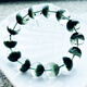 DL 1998 Fat Donglai Quality Green Ghost Bracelet Dark Green Cornucopia Bracelet Men and Women Stars Thousand Layer Permeable Crystal Three Green Ghost 12132 12mm