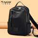 Woodpecker backpack for women 2025 new fashion commuter large capacity bag feeling casual women backpack black