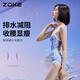 洲克竞技泳衣女款水兰花吊带训练女士泳装zoke女孩竞速游泳衣 水兰花(双层衣)带胸垫_低胯12350 M