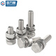 Guwanji 304 stainless steel external hexagonal screw nut set complete bolt DIN933 screw extension M2M3M4M5M30 M5*140 (10 sets)