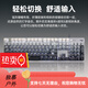 Logitech K845 Teclado mecánico, teclado con cable, teclado de mecanografía de la computadora de oficina, juegos de deportes electrónicos, tamaño completo, eje rojo Logitech K845, gris matutino