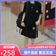 阿迪达斯（adidas）夏季新款三叶草运动套装男女组合两件套短袖圆领吸湿排汗速短裤潮 9889-黑色短袖【刺绣】 XL【110-130斤】