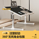 Yiman bed table lifting study table computer table folding table adjustable desktop table legs large desktop dormitory dormitory student lift flip + card slot 60*40cm | Yahei